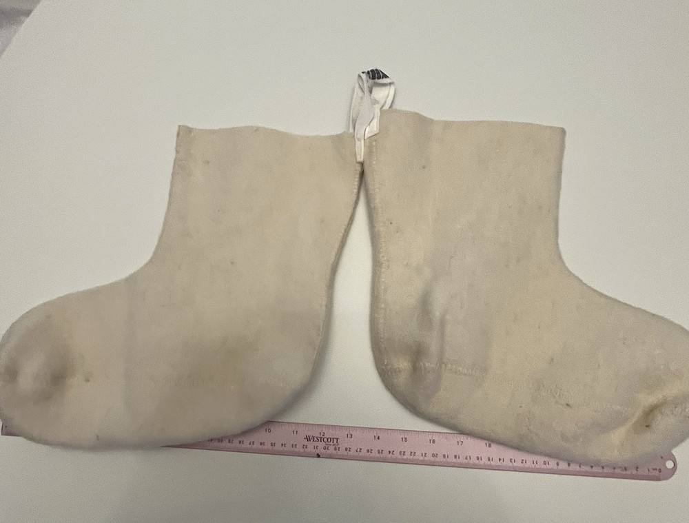 NOS 100% Wool Military Boot Liners Medium