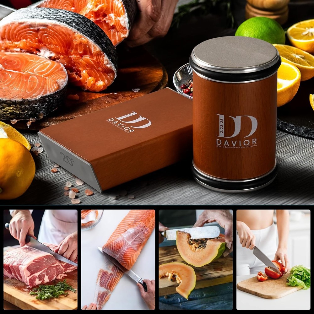 Knife Sharpener Set with Diamond Sharpening Wheel Multi-Angle Magnetic