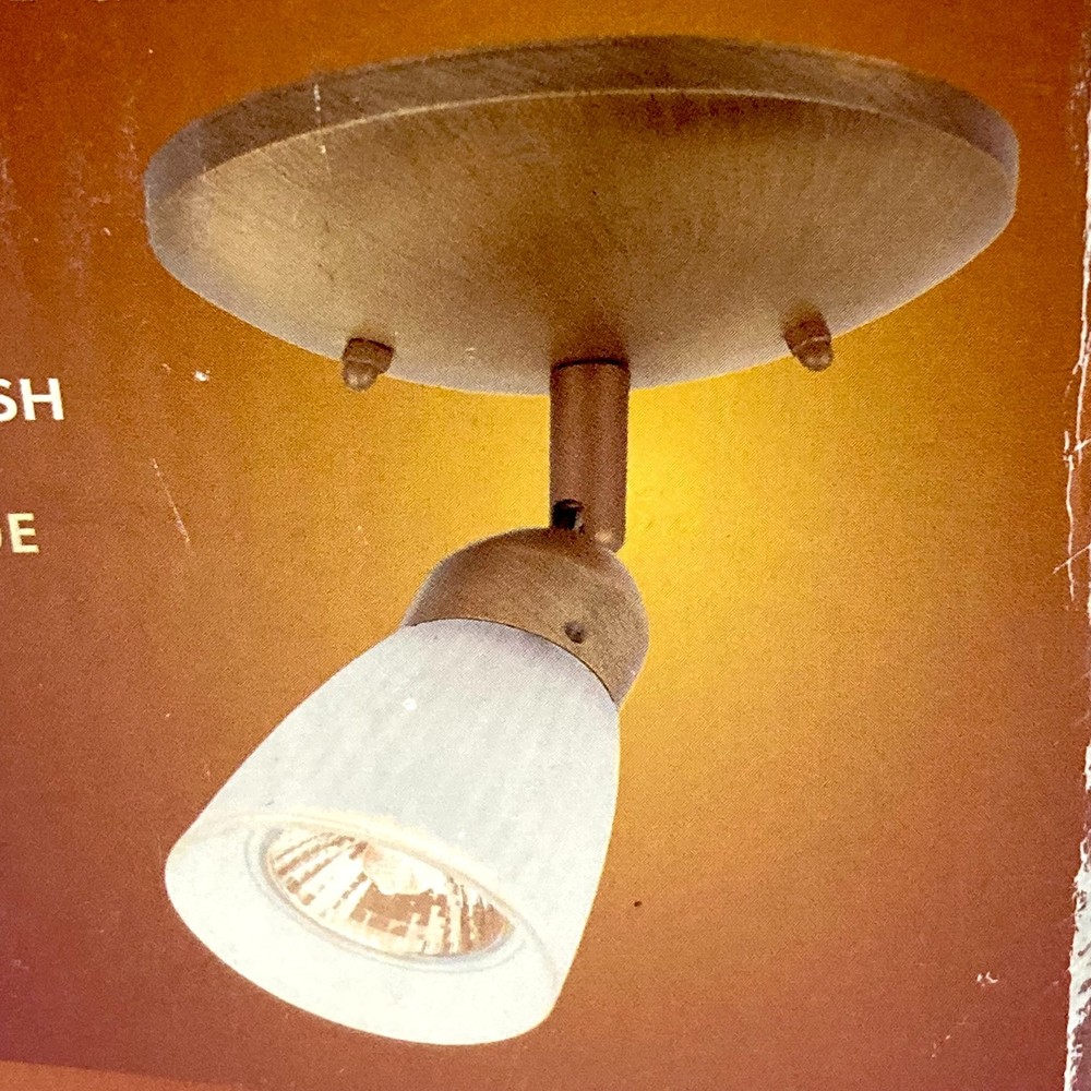 MAYFAIR 1 Head Single Fixed Track Spot Light Spotlight Ceiling Antique Brass