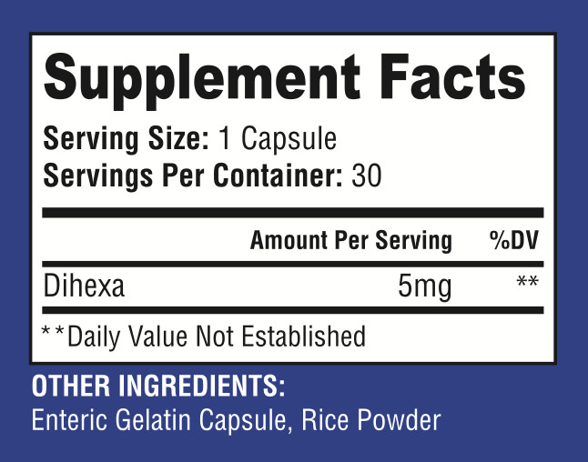 Physiopep Dihexa - 30 Capsules