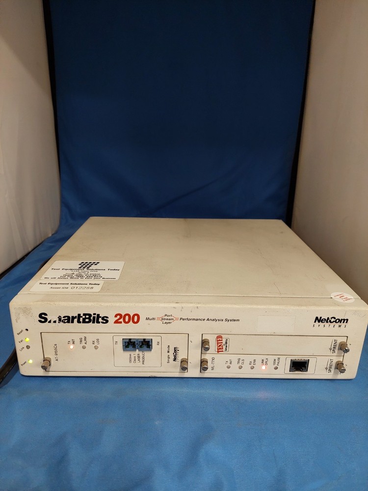 NetCom SmartBits 200 Performance Analysis System w/AT-9155Cs & ML-7710 Modules