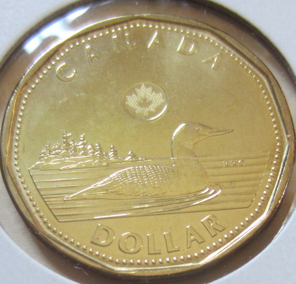2012 Canada Security Loonie One Dollar Coin. (UNC.) Mint Condition $1