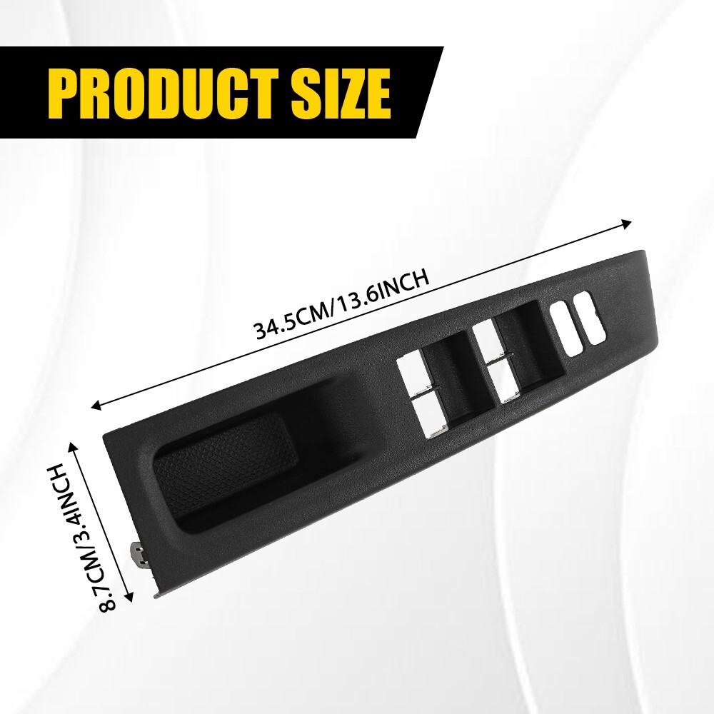 For Toyota Yaris 2012-2014 Front Window Driver Side Switch Panel Bezel Left E