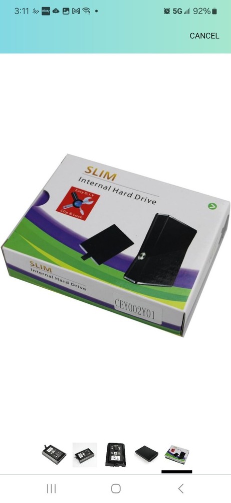 Generic 250GB Hard Drive For Xbox 360 Slim
