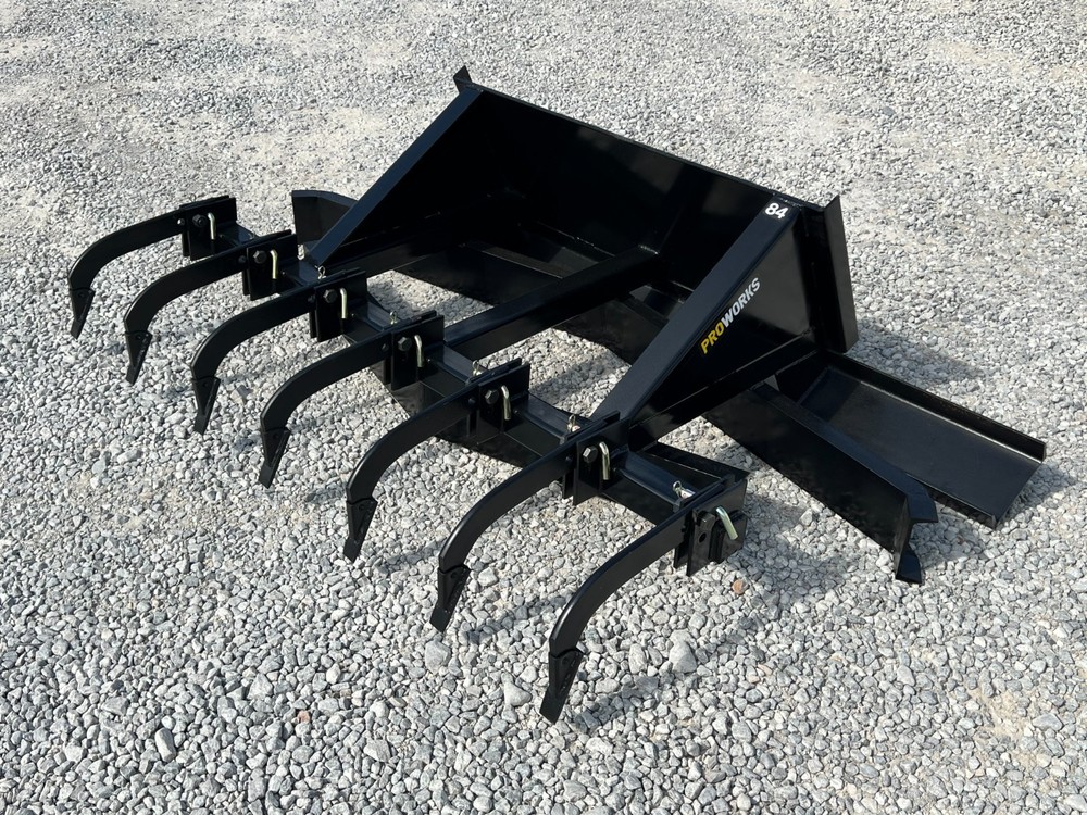 84″ Land Plane Leveling Grading Ripper Attachment Fits Skid Steer Quick Attach