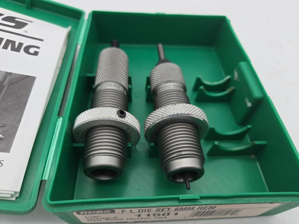 RCBS FL Die Set 6MM REM Reloading 11501