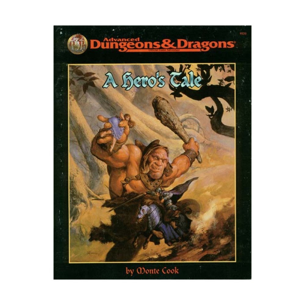 TSR AD&D 2nd Ed Hero's Tale, A VG+