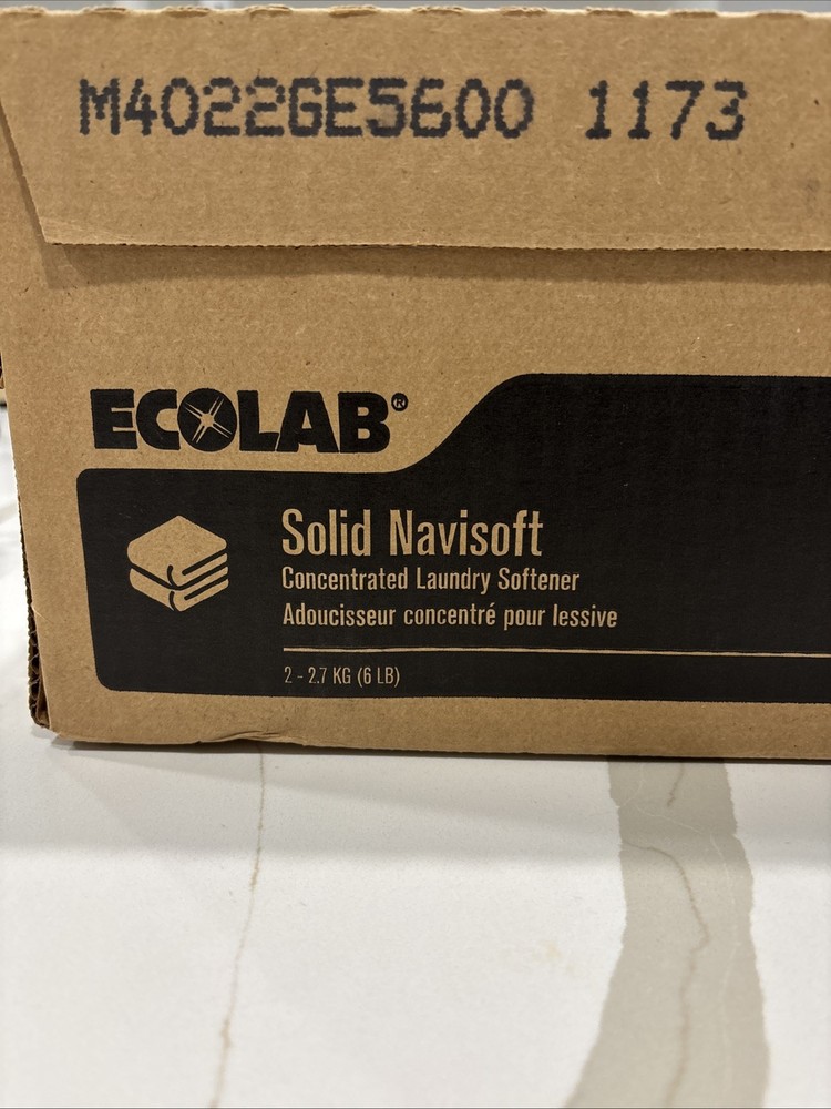 (6 lbs.)  Ecolab 6116001 Solid Navisoft Concentrated Laundry Softener Case Of 2