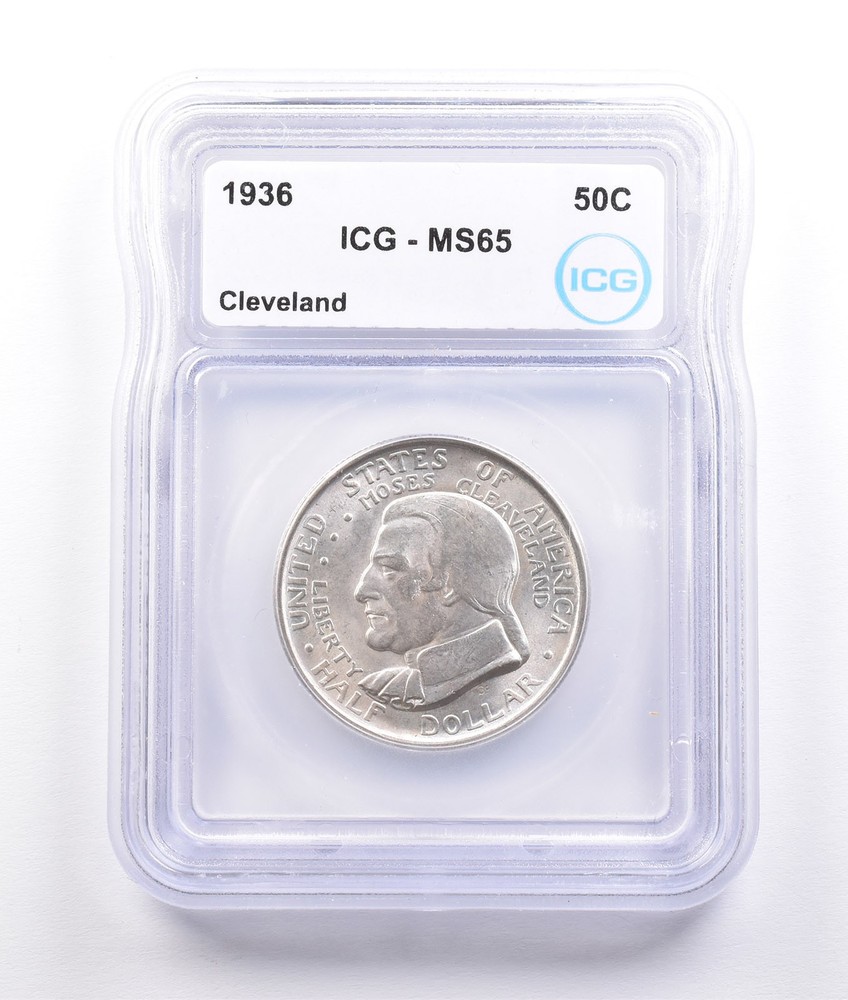 1936 Cleveland Commemorative Half Dollar MS65 ICG *6880
