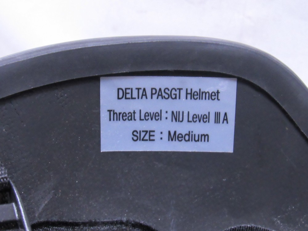 DELTA PASGT BALISTIC HELMET NU LEVEL IIIA