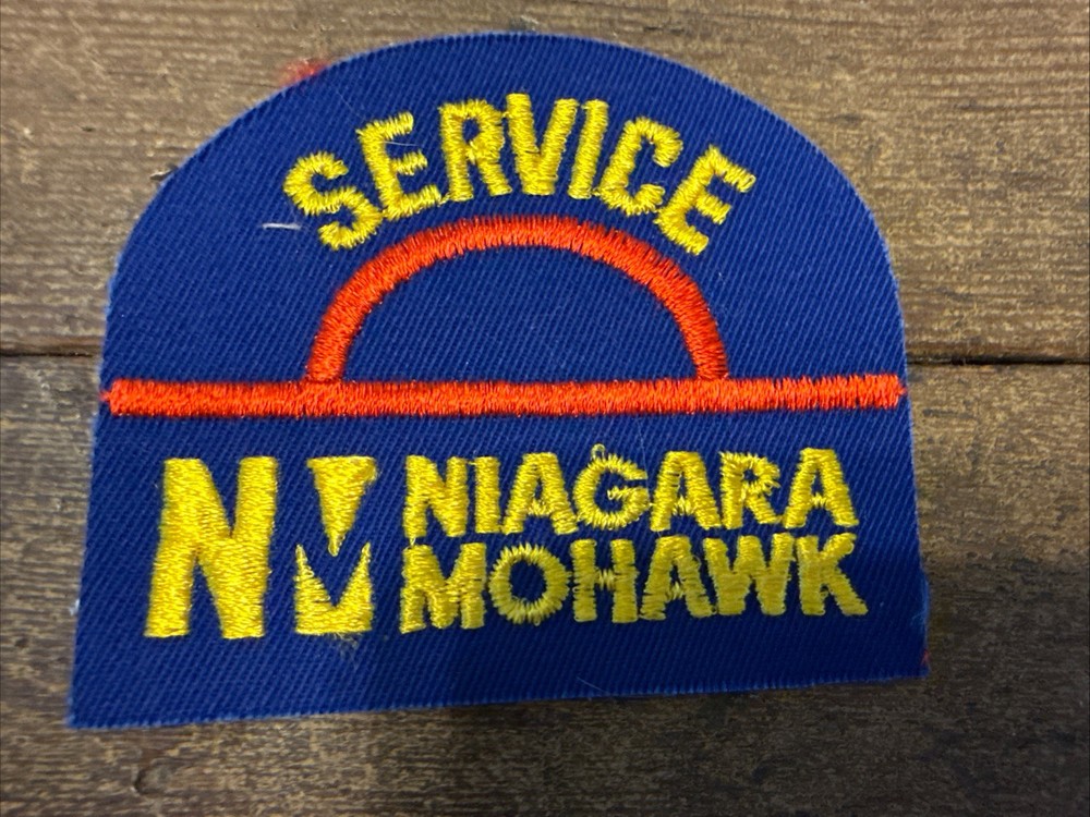 Niagara Mohawk Service PATCH Vintage
