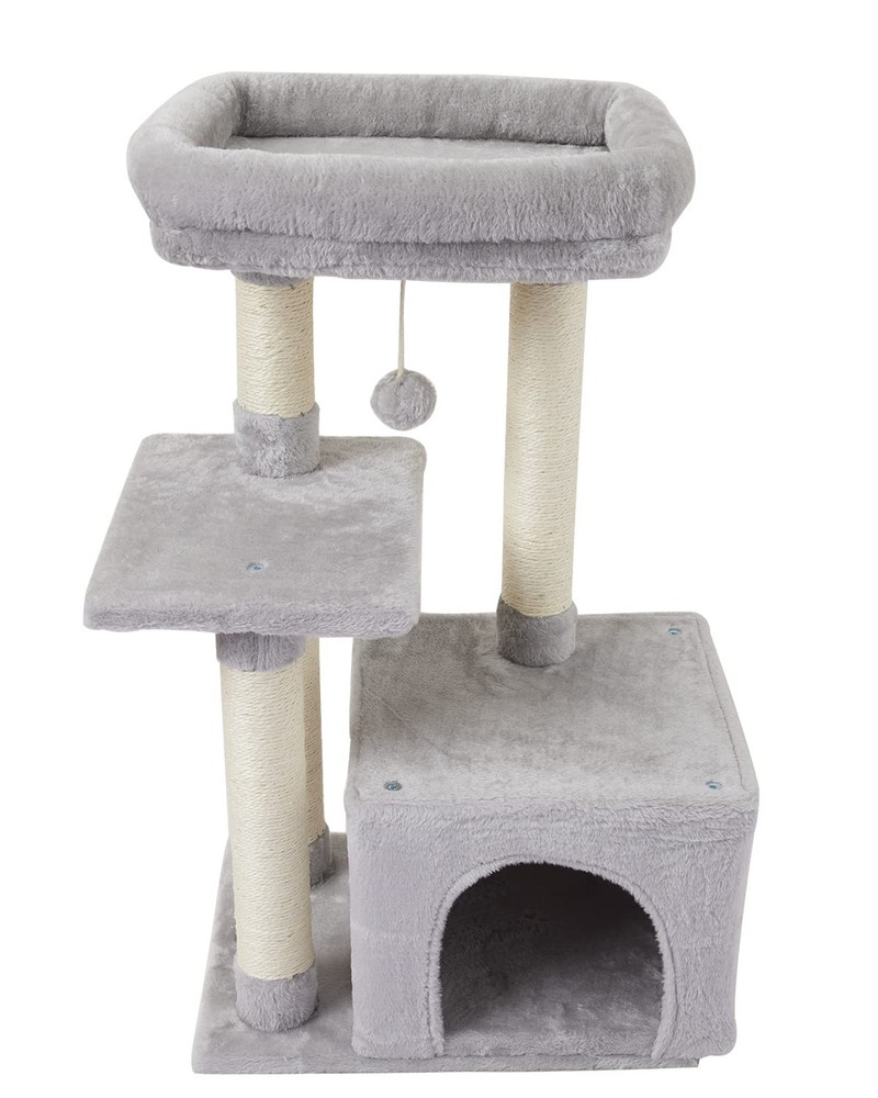 Indoor Cat Tree Tower with Scratching Posts Activity Center