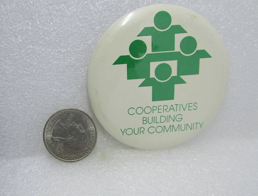 Cooperatives Building Your Community Button Pin