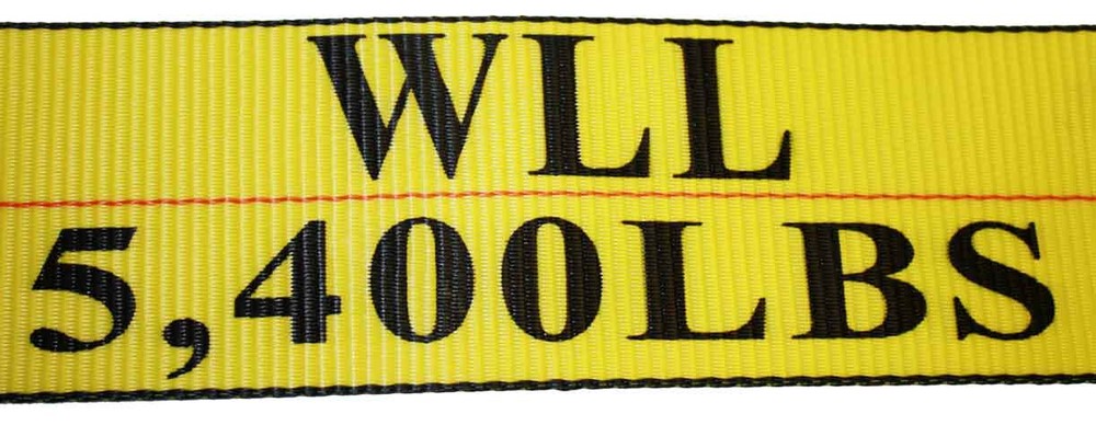 (4 Pack) 4" x 30' Winch Strap w/ Sewn Loop WLL 5400 lbs
