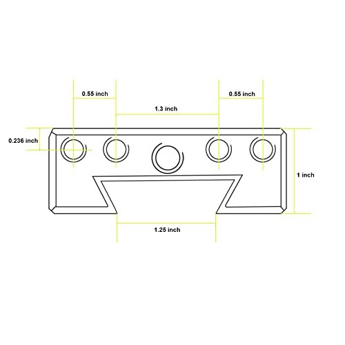 AXA 2Pcs #1 Quick Change Tool Post Holder Turning & Facing 250-101