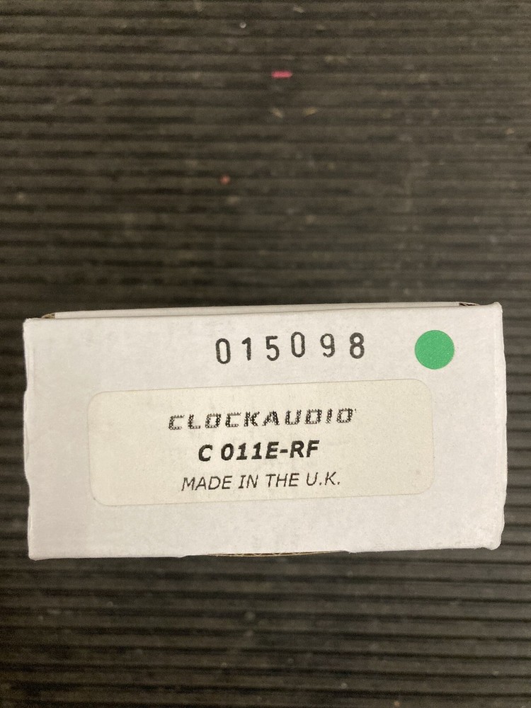 Clock Audio Satin Black Low Profile Omni Directional Microphone C 011E-RF