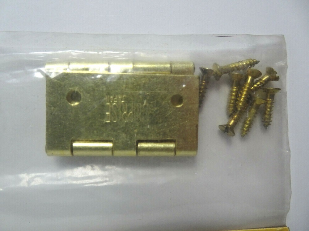 Uniprise Fixed Pin Butt Hinge Shutter Hardware No. 3A 2 Pairs NOS