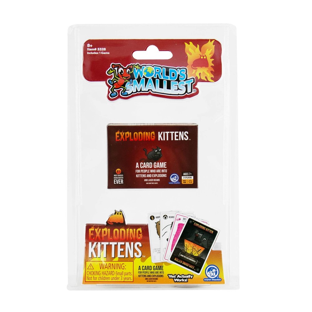 World's Smallest Exploding Kittens Card Game
