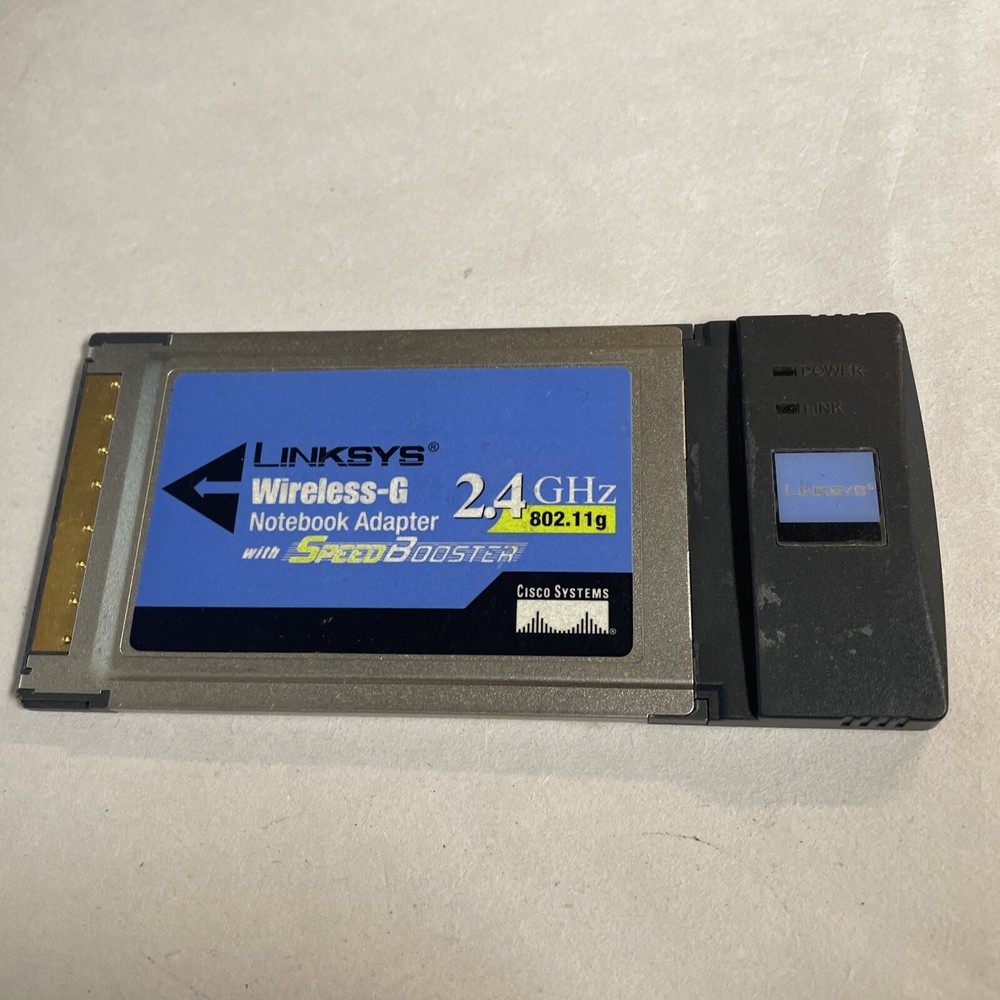 Cisco Linksys Wireless-G Notebook Adapter WPC54GS 2.4GHz @CPU146