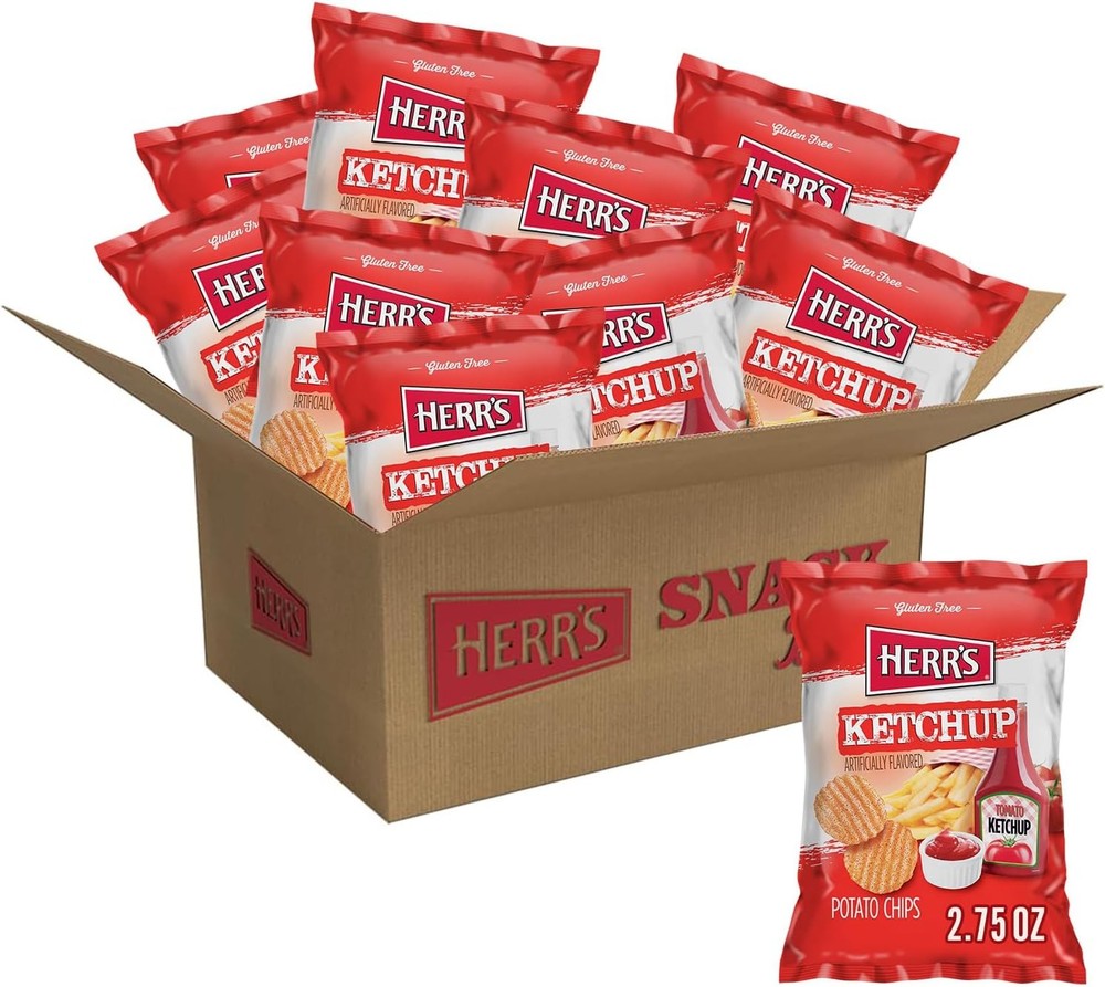 Herr's Potato Chips, Ketchup Flavored, /78 Gr.