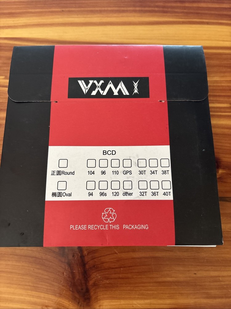 VXM 36T Chainring Oval VXM-01 104BCD