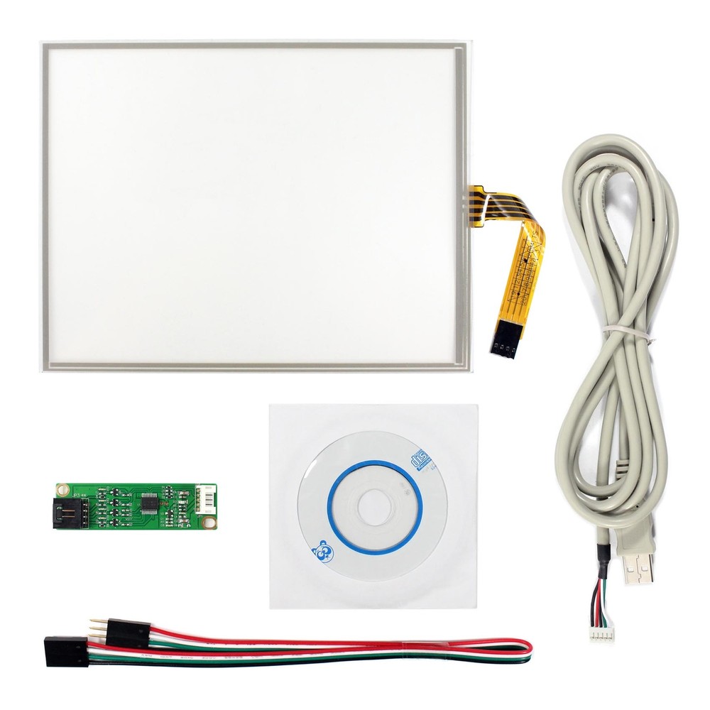 8.4" 4 Wire resistive Touch Sensor USB Controller For 8.4inch 800x600 LCD Panel