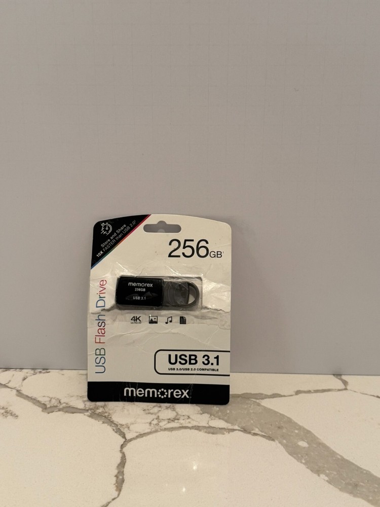 Memorex 256GB USB 3.1 - Black