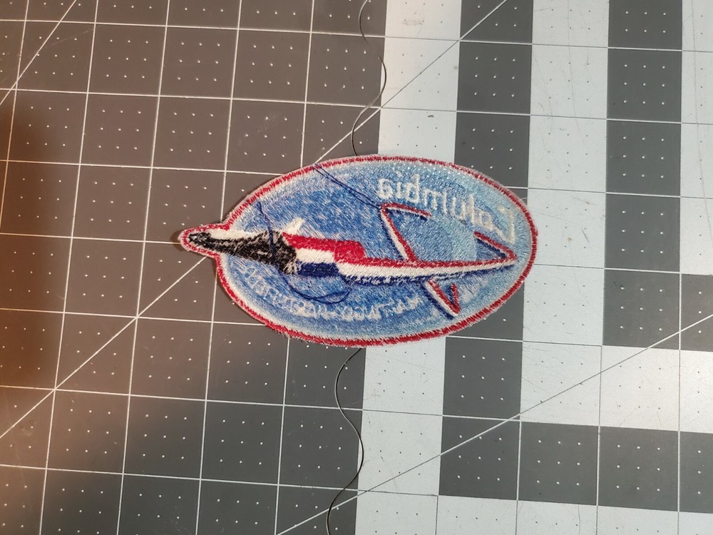 Columbia Mattingly Hartsfield Patch Nasa