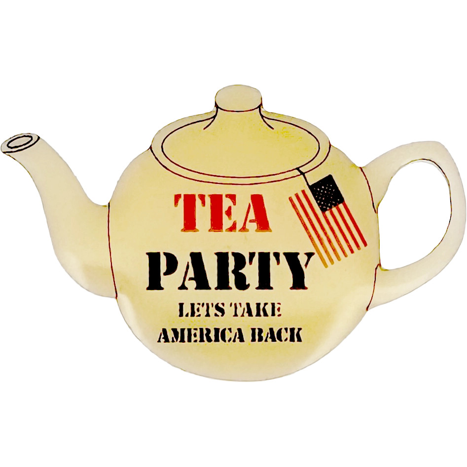 TEA PARTY LAPEL PIN