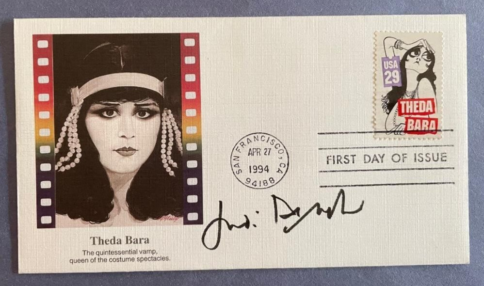 SIGNED JUDI DENCH FDC AUTOGRAPHED FIRST DAY COVER