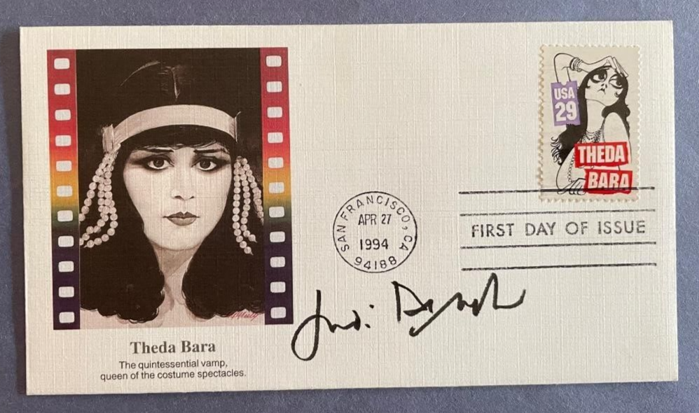 SIGNED JUDI DENCH FDC AUTOGRAPHED FIRST DAY COVER