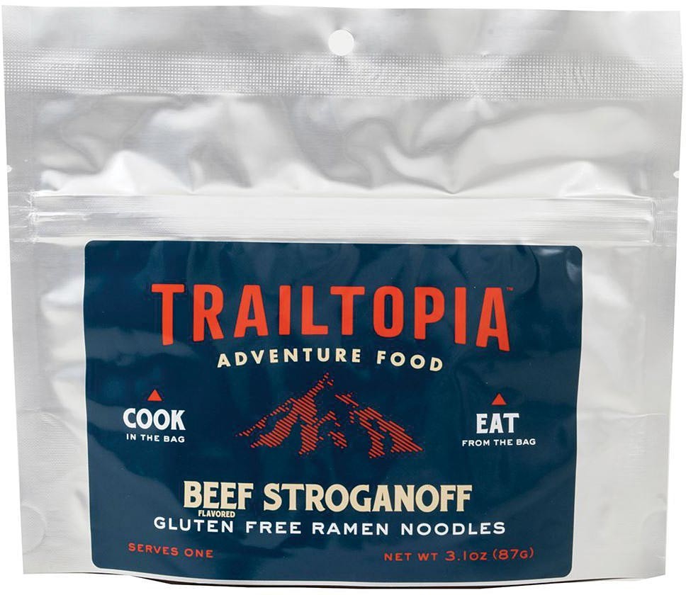Trailtopia Gluten-Free Beef Stroganoff Ramen | Portable, Trail-Ready