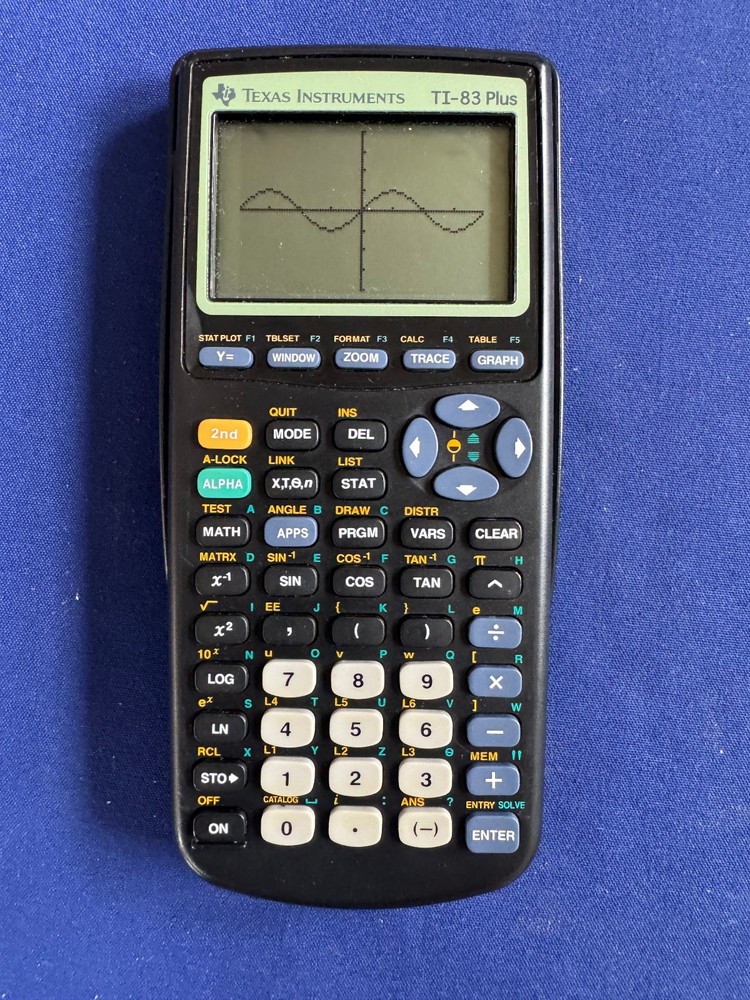 Texas Instruments TI-83 Plus Graphing Calculator • Tested & Works