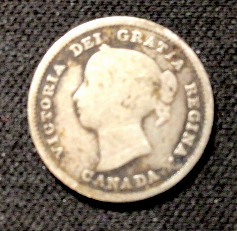 1891 Canada Silver! 5 Cent! ENN Coins