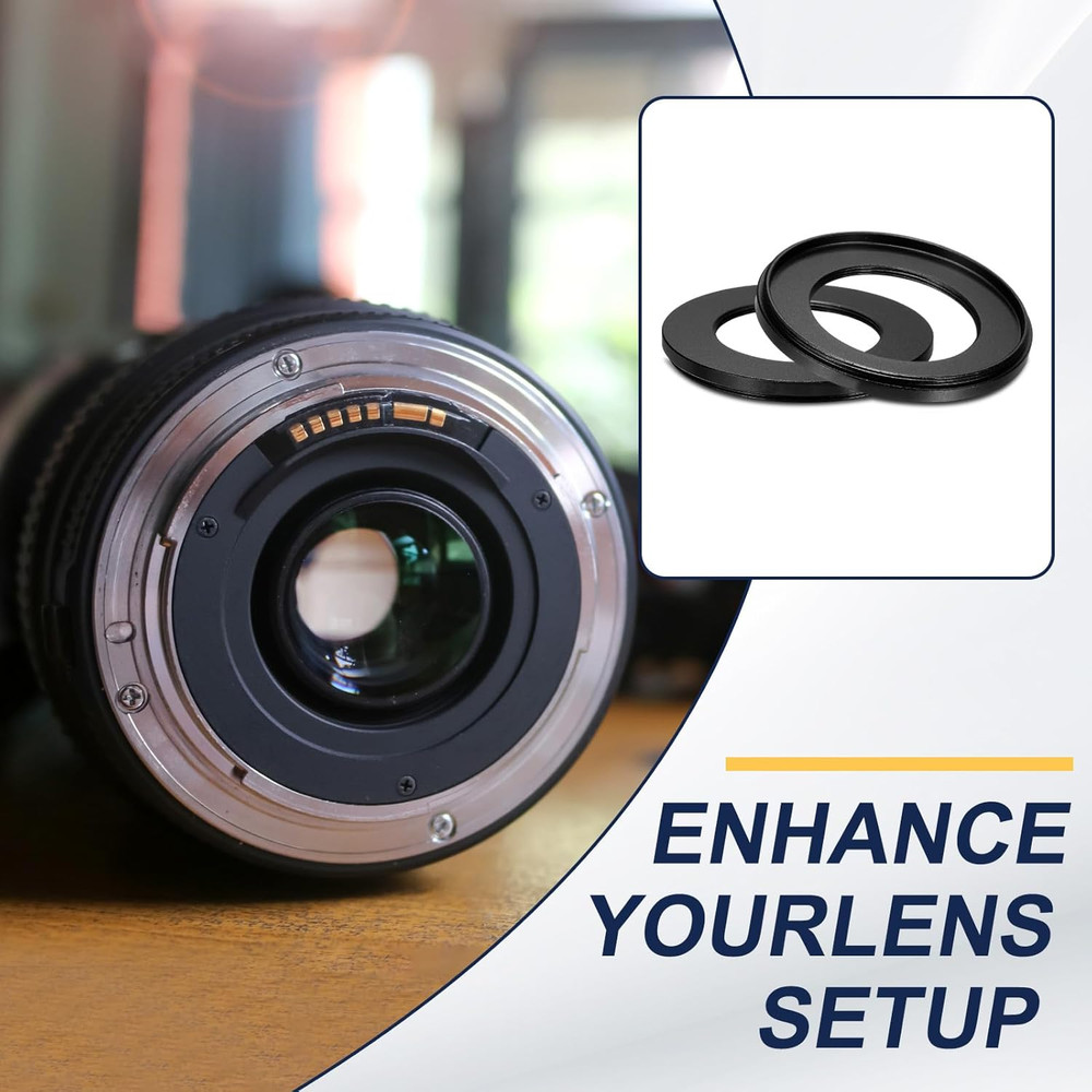 Step down Ring Adapter 72Mm to 67Mm, 2 Pcs Filter Step-Down Rings Camera Lens Fi