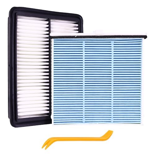 Engine Air Filter&Cabin Air Filter Combo Pack-Compatible with Mazda 3 2019