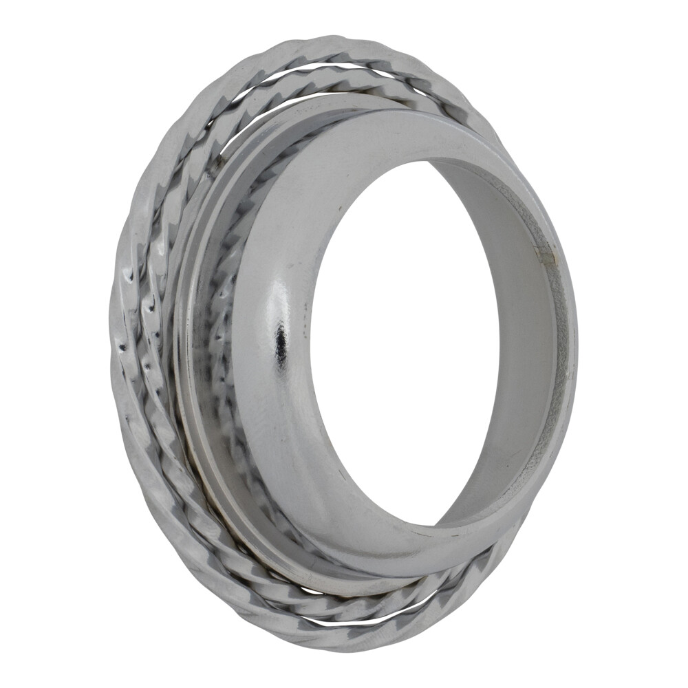 OG LOWRIDER CLASSIC 51MM DOUBLE SQUARE TWISTED BOTTOM BRACKET CUP CHROME