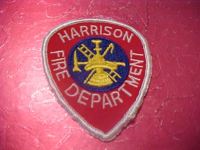 HARRISON ARKANSAS FIRE DEPARTMENT PATCH SHOULDER SIZE UNUSED