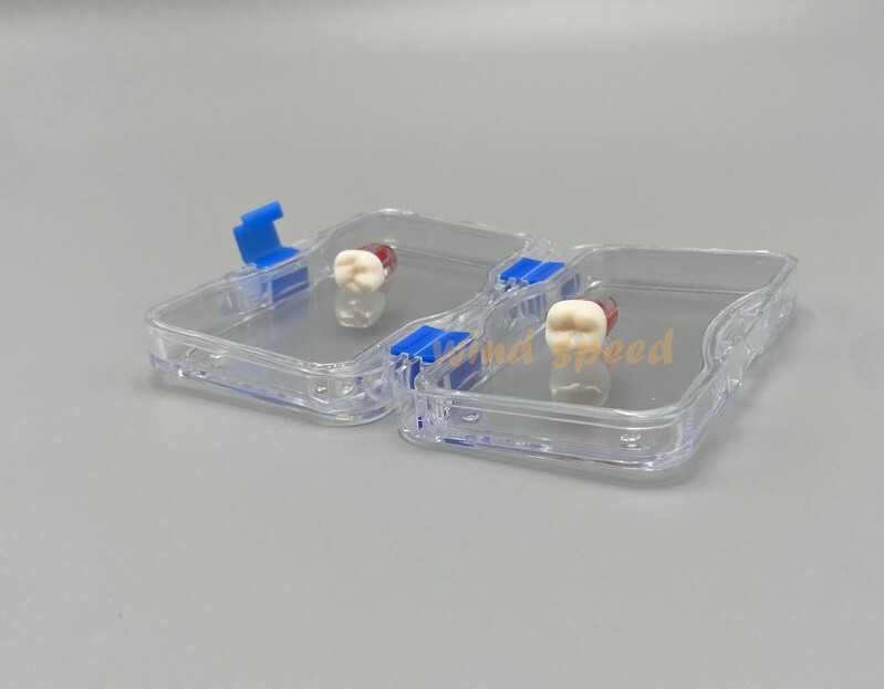Acrylic Hinged Display Box Storage Plastic Jewelry Membrane Case Retainer Boxes