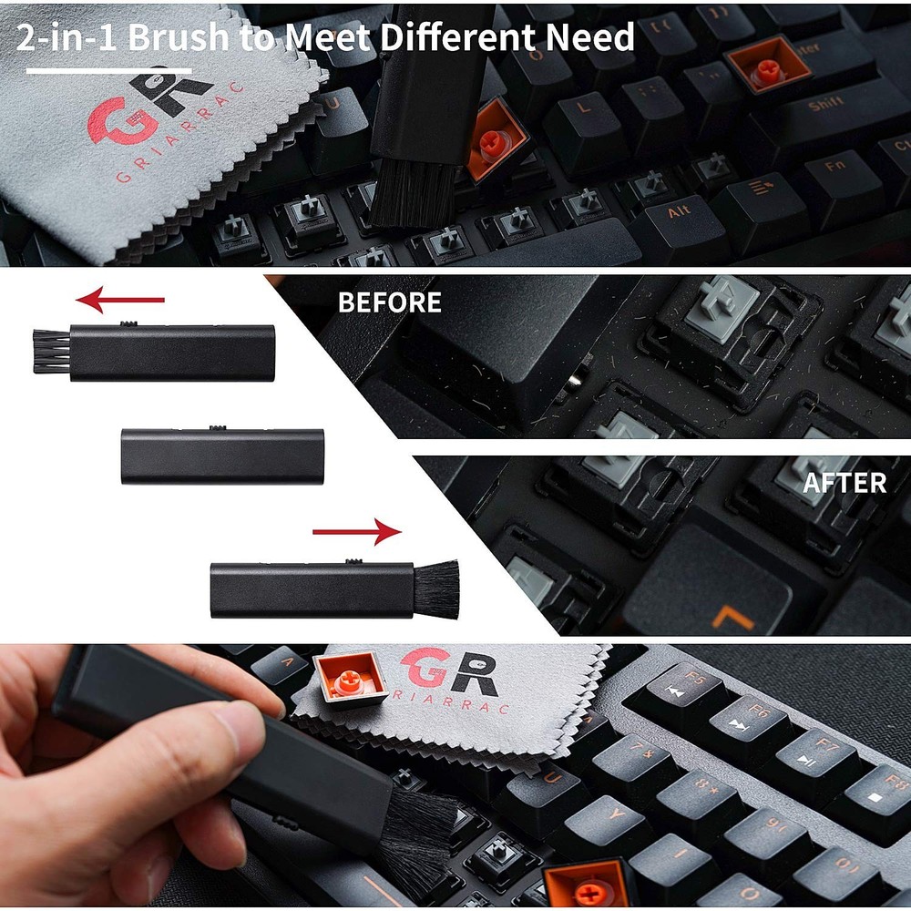 Griarrac Mechanical Keyboard O Ring Switch Dampener with Keycap Puller Remove...