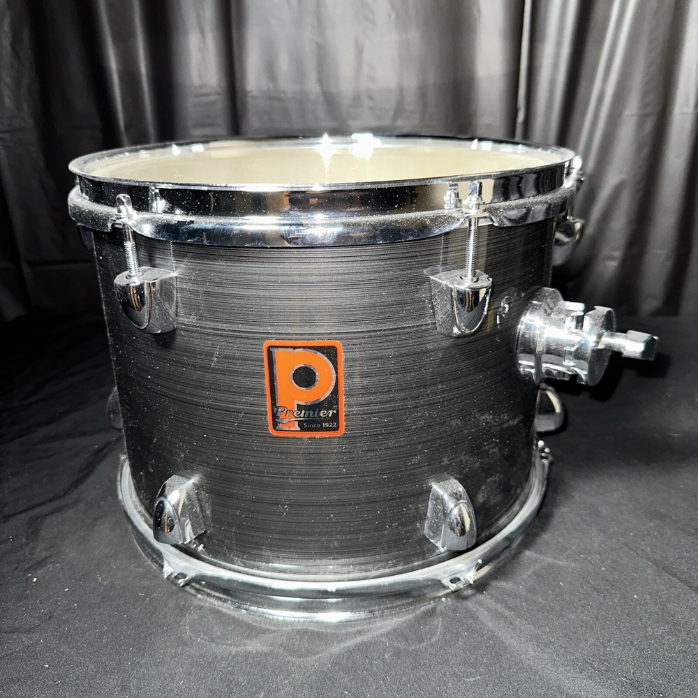 Premier 12x9 Ride Tom Black Silver