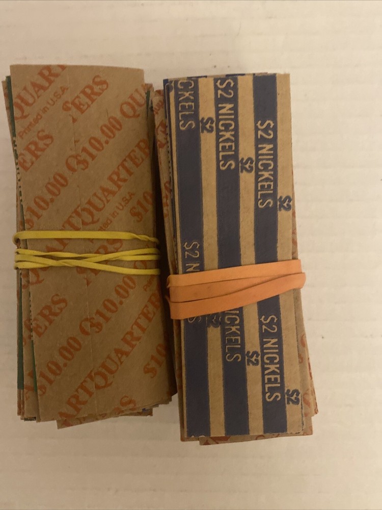 Pen-Gear Coin Tubes Sort Your Coins Includes Wrappers