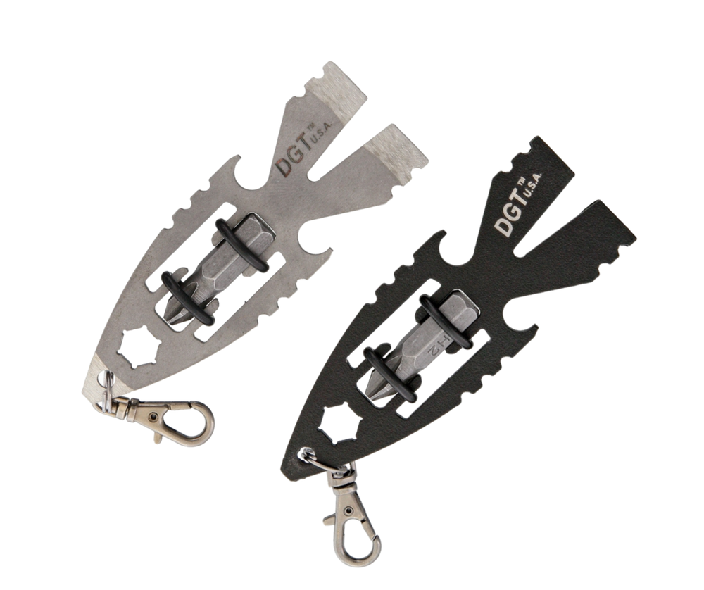 Darrel Ralph DGT Aero Tool One-Piece Stainless Construction With Silver Or Black