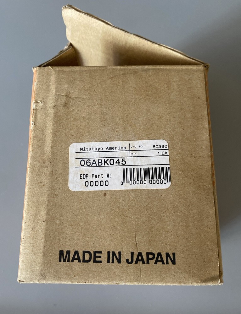 Mitutoyo Adapter Set For Motorized Probe New Open Box 06ABK045