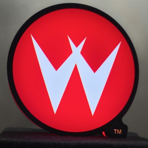 Williams Winged W Logo Red Pin-Sign