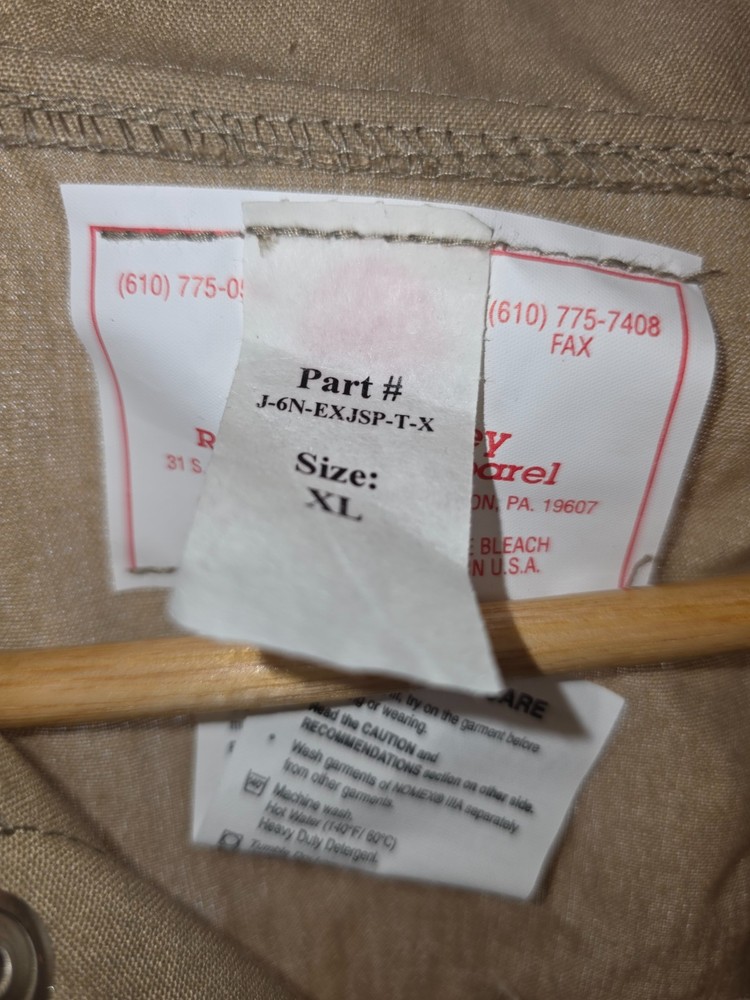 FF Nomex Jumpsuit XL Tan