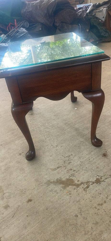 Mid Century Solid Cherry End Table