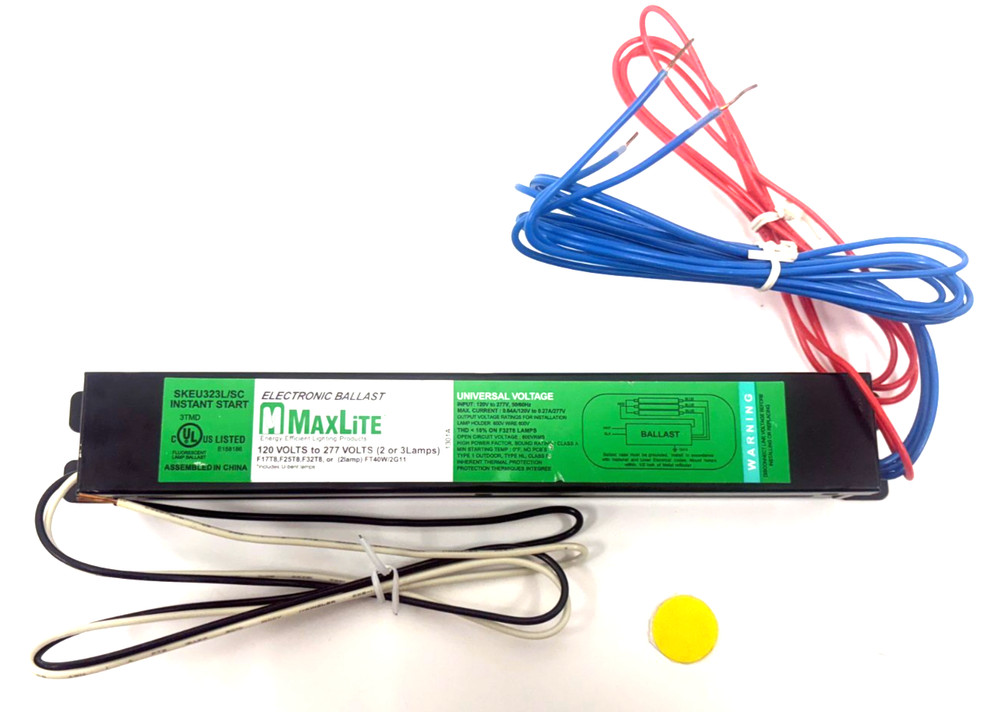 MAXLITE ELECTRONIC BALLAST INSTANT START SKEU323L/SC