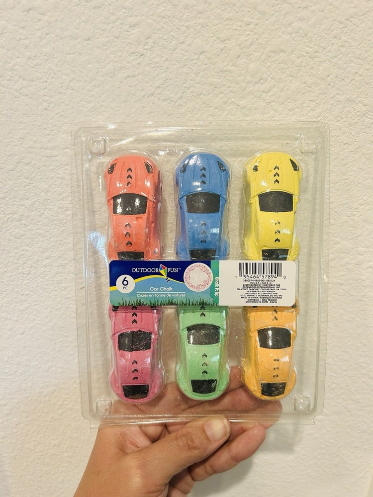 Race car Sidewalk Chalk