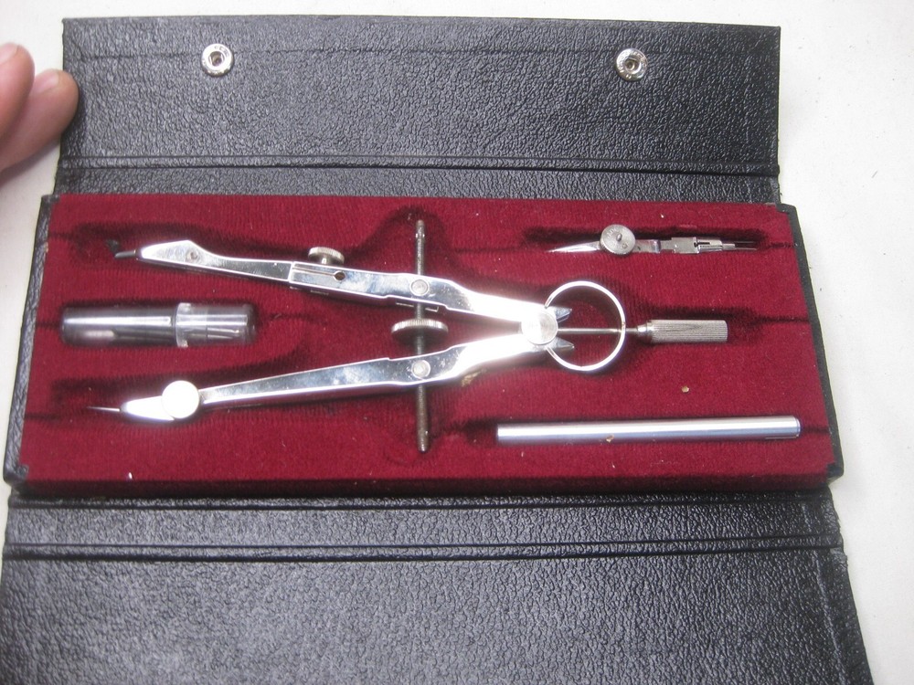 53 C 7870 vintage Germany mfg. compass drafting German tools engineer architect